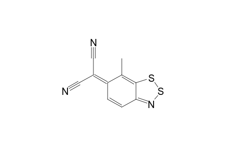 2-(7-Methyl-1,2,3-benzodithiazol-6-ylidene)malononitrile