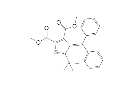 Dimethyl 5-tert-butyl-4-diphenylmethylenethiophene-2,3-dicarboxylate