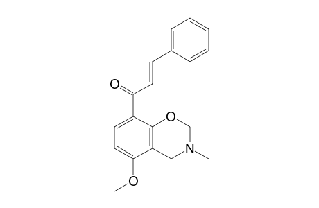 2-Propen-1-one, 1-(3,4-dihydro-5-methoxy-3-methyl-2H-1,3-benzoxazin-8-yl)-3-phenyl-