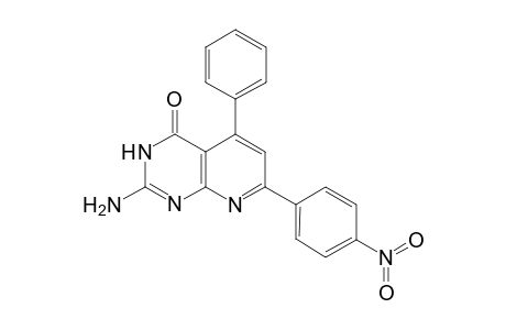 2-Amino-7-(4-nitro-phenyl)-5-phenyl-3H-pyrido[2,3-d]pyrimidin-4-one