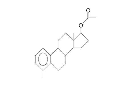 4-Methyl-estra-1,3,5(10)-trien-17b-yl acetate