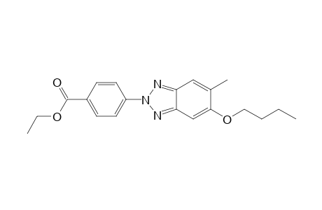 4-(5-butoxy-6-methyl-2H-benzotriazol-2-yl)benzoic acid ethylester