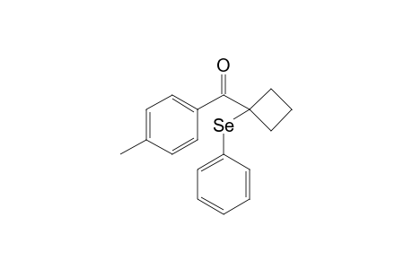 (p-Tolyl)(1-(phenylselanyl)cyclobutyl)methanone