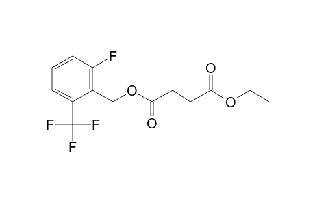 Succinic acid, ethyl 2-fluoro-6-(trifluoromethyl)benzyl ester