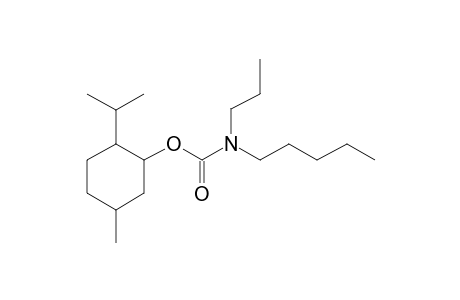 Carbonic acid, monoamide, N-propyl-N-pentyl-, (-)-(1R)-menthyl ester