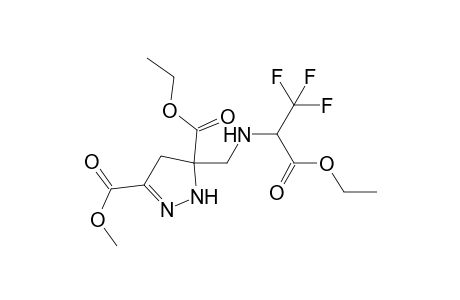 5-[(1-Ethoxycarbonyl-2,2,2-trifluoroethylamino)-methyl]-4,5-dihydro-1H-pyrazole-3,5-dicarboxylic acid 5-ethyl ester 3-methyl ester