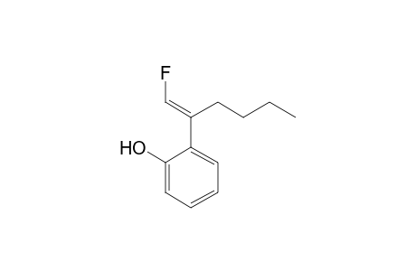 (E)-o-(1-Butyl-2-fluorovinyl)phenol