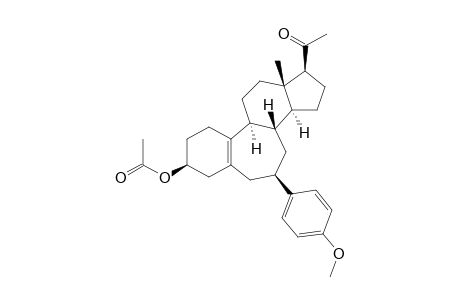 3a-Acetoxy-B-homo-6as-(4-methoxyphenyl)-pregna-5(10)-en-20-one