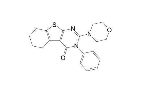 2-(4-morpholinyl)-3-phenyl-5,6,7,8-tetrahydro-[1]benzothiolo[2,3-d]pyrimidin-4-one