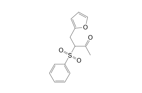 3-(benzenesulfonyl)-4-(2-furanyl)-2-butanone