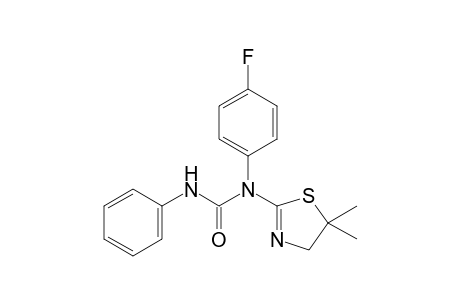 Urea, N-(4,5-dihydro-5,5-dimethyl-2-thiazolyl)-N-(4-fluorophenyl)-N'-phenyl-