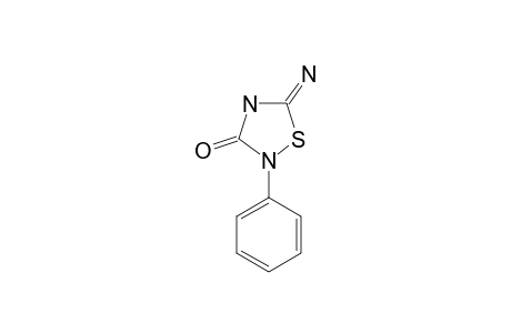 5-IMINEO-2-PHENYL-THADIAZOLIDIN-3-ONE