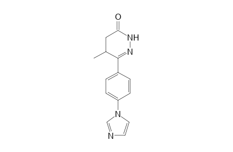 3(2H)-Pyridazinone, 4,5-dihydro-6-[4-(1H-imidazol-1-yl)phenyl]-5-methyl-