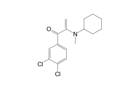 3,4-Dichloro-N,N-cyclohexylmethylcathinone-A (-2H)