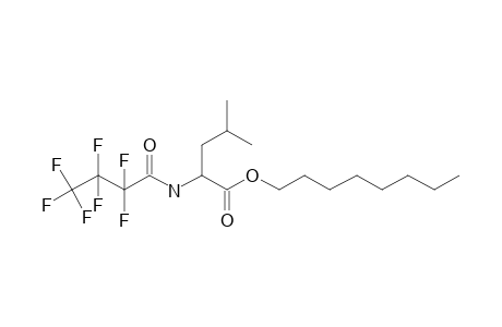 L-Leucine, N-heptafluorobutyryl-, octyl ester