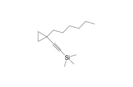 ((1-hexylcyclopropyl)ethynyl)trimethylsilane
