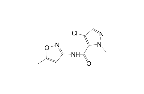 4-chloro-1-methyl-N-(5-methyl-3-isoxazolyl)-1H-pyrazole-5-carboxamide