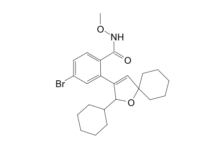 4-Bromo-2-(2-cyclohexyl-1-oxaspiro[4.5]dec-3-ene-3-yl)-N-methoxybenzamide