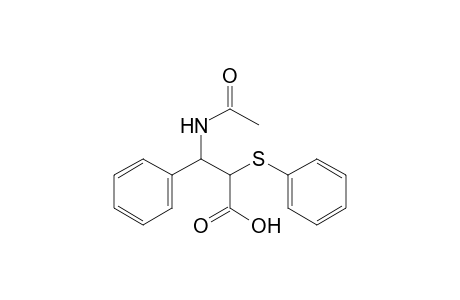 Benzenepropanoic acid, .beta.-(acetylamino)-.alpha.-(phenylthio)-