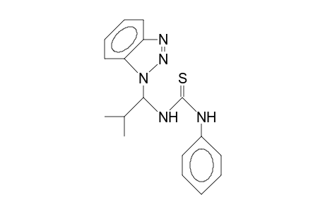 N-(1-<1H-Benzotriazol-1-yl>-2-methyl-propyl)-ni-phenyl-thiourea