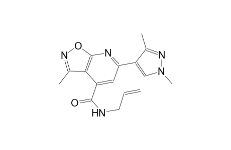 isoxazolo[5,4-b]pyridine-4-carboxamide, 6-(1,3-dimethyl-1H-pyrazol-4-yl)-3-methyl-N-(2-propenyl)-