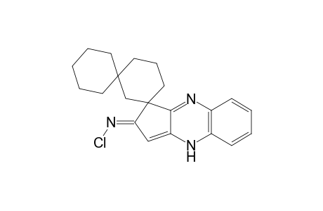 Dispiro[cyclohexane-1,1'-[1H]cyclopenta[b]quinoxaline-3'(2'H),1''-cyclohexan]-2'-imine, N-chloro-