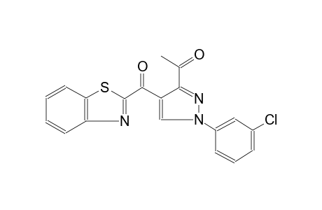 1-[4-(Benzothiazole-2-carbonyl)-1-(3-chloro-phenyl)-1H-pyrazol-3-yl]-ethanone