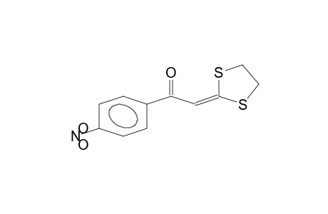 1-(4-Nitro-phenyl)-2-(1,3-dithiolan-2-ylidene)-ethanone