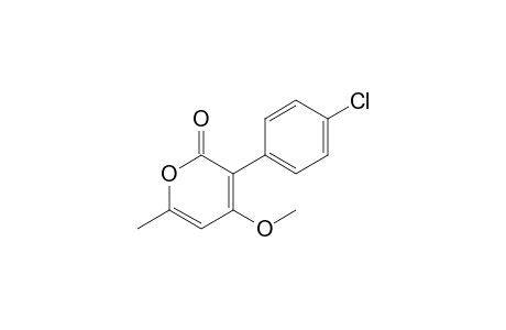 3-(4-Chlorophenyl)-4-methoxy-6-methyl-2-pyranone
