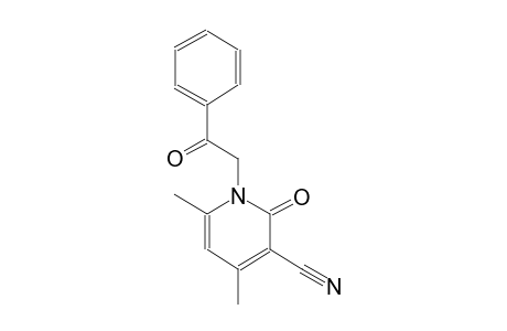 4,6-dimethyl-2-oxo-1-(2-oxo-2-phenylethyl)-1,2-dihydro-3-pyridinecarbonitrile