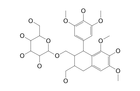 (-)-LYONIRESINOL-3-ALPHA-O-BETA-D-GLUCOPYRANOSIDE