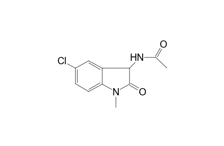 Acetamide, N-(5-chloro-2,3-dihydro-1-methyl-2-oxo-1H-indol-3-yl)-