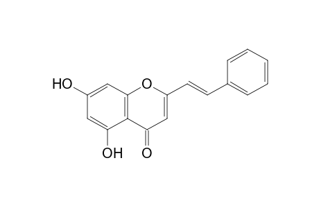 5,7-bis(oxidanyl)-2-[(E)-2-phenylethenyl]chromen-4-one