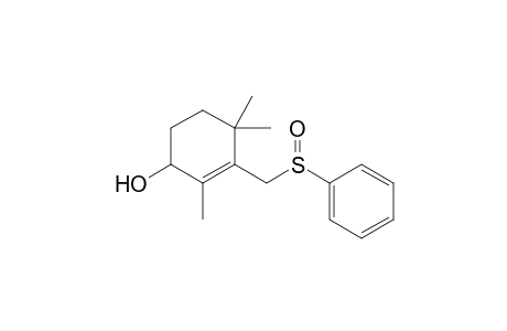 2,4,4-Trimethyl-3-(phenylsulfinylmethyl)cyclohex-2-en-1-ol