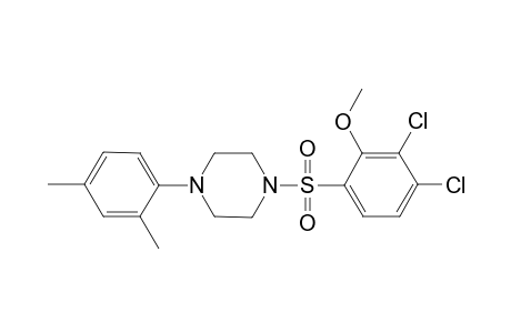 1-(3,4-dichloro-2-methoxy-phenyl)sulfonyl-4-(2,4-dimethylphenyl)piperazine