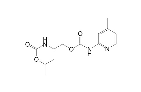 Carbamic acid, N-(4-methylpyrid-2-yl)-, 2-(isopropoxycarbonylamino)ethyl ester