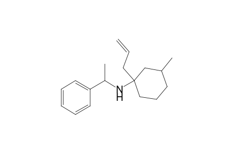 N-(.alpha.-Phenylethyl)-1-allyl-3-methylcyclohexylamine