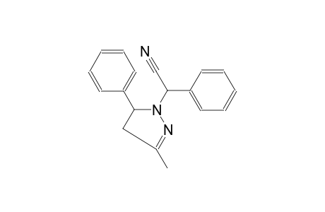 (3-methyl-5-phenyl-4,5-dihydro-1H-pyrazol-1-yl)(phenyl)acetonitrile
