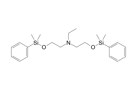 2-[dimethyl(phenyl)silyl]oxy-N-[2-[dimethyl(phenyl)silyl]oxyethyl]-N-ethyl-ethanamine