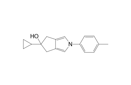 5-cyclopropyl-2-(4-methylphenyl)-4,6-dihydrocyclopenta[c]pyrrol-5-ol