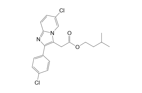 Isopentyl (2-(4-chlorophenyl)-6-chloroimidazo[1,2-a]pyridin-3-yl)acetate
