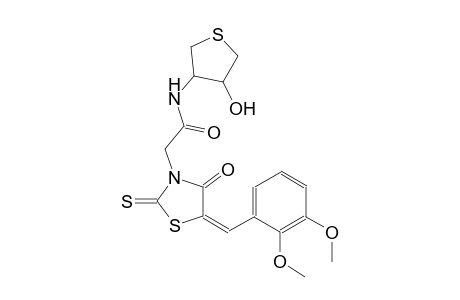 3-thiazolidineacetamide, 5-[(2,3-dimethoxyphenyl)methylene]-4-oxo-N-[(3S,4R)-tetrahydro-4-hydroxythienyl]-2-thioxo-, (5E)-