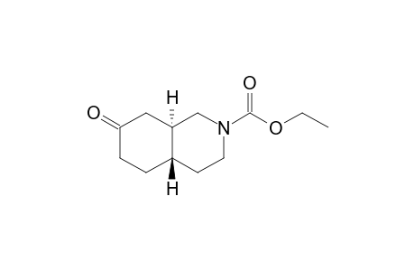 trans-N-Ethoxycarbonyl-3-azabicyclo[4.4.0]decane-9-one