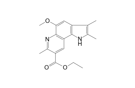 Ethyl 5-methoxy-2,3,7-trimethyl-1H-pyrrolo[2,3-f]quinoline-8-carboxylate