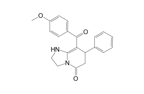 1-Oxo-3-phenyl-4-(p-methoxybenzoyl)-6,9-diazabicyclo[4.3.0]non-4-ene