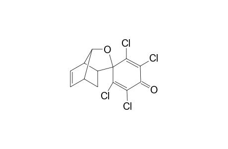 2,3,5,6-Tetrachloro-3',3'a,6',6'a-tetrahydro-spiro[cyclohexa-2,5-diene-1,2'-[3,6]-methano-[2H]-cyclopenta[b]furan-4-one]