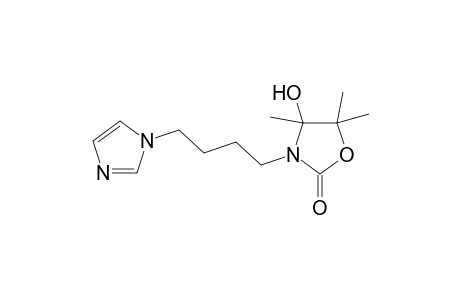 2(3H)-Oxazolone, dihydro-4-hydroxy-3-[4-(1H-imidazol-1-yl)butyl]-4,5,5-trimethyl-