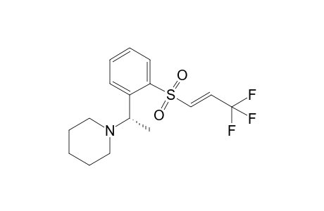 1-[(1S)-1-[2-[(E)-3,3,3-trifluoroprop-1-enyl]sulfonylphenyl]ethyl]piperidine