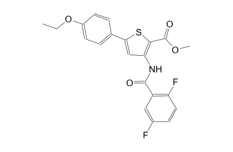 2-thiophenecarboxylic acid, 3-[(2,5-difluorobenzoyl)amino]-5-(4-ethoxyphenyl)-, methyl ester