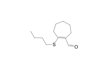 1-Cycloheptene-1-carboxaldehyde, 2-(butylthio)-